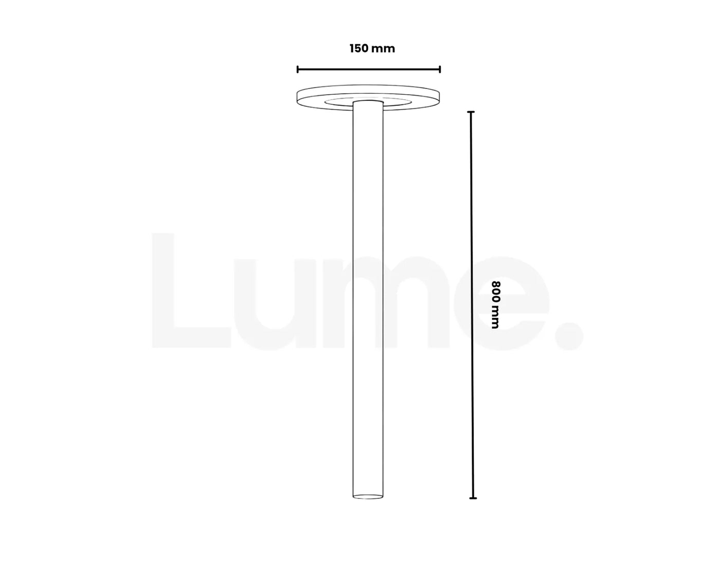 Fiche technique ORBIT Bollard L