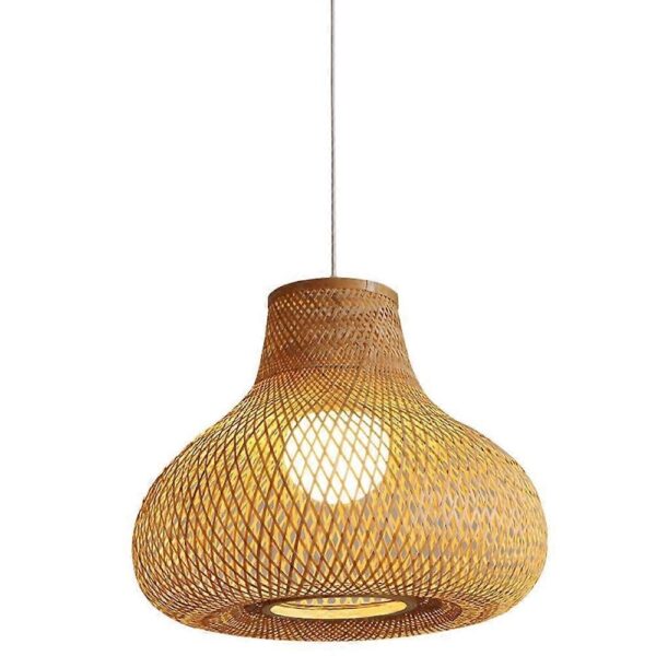 NATURAL – Suspension en rotin tressé