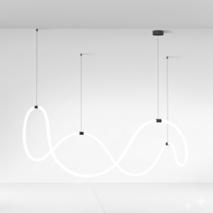 FLUXEA – Suspension lumineuse sculpturale