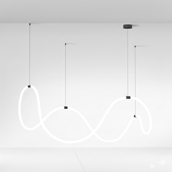 FLUXEA – Suspension lumineuse sculpturale