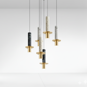 REGIS & FALT – Suspension lumineuse graphique