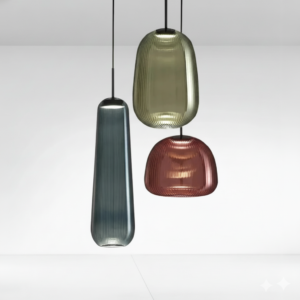 GLASSOR – Suspension lumineuse contemporaine