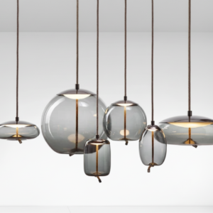 FORMESSE – Suspension lumineuse en verre soufflé