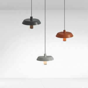 LUMENIS – Suspension contemporaine en métal et verre