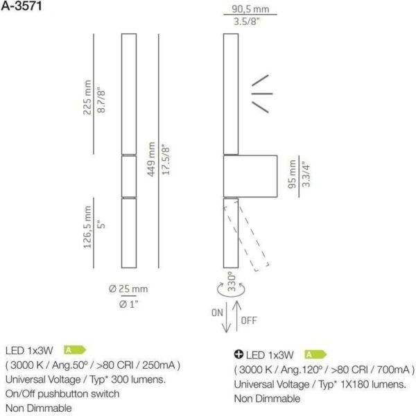 LUMINA – Suspension LED ajustable pour lecture