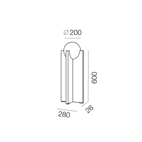 LOONA Y – Lampadaire décoratif moderne