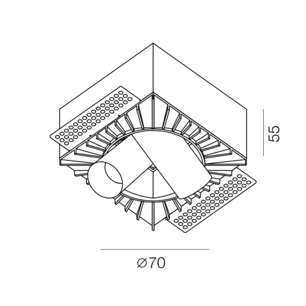 LOCUS BOX SET 4×2 TRND – Ensemble modulaire d’éclairage