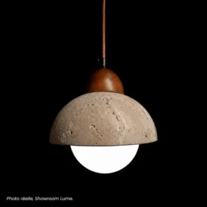 Dome Travertino Globe